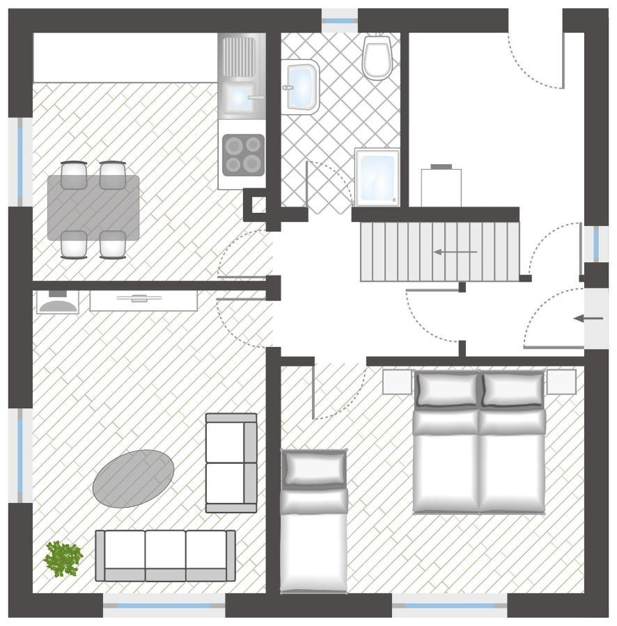 Ferienhaus Beerennest Butjadingen Ngoại thất bức ảnh